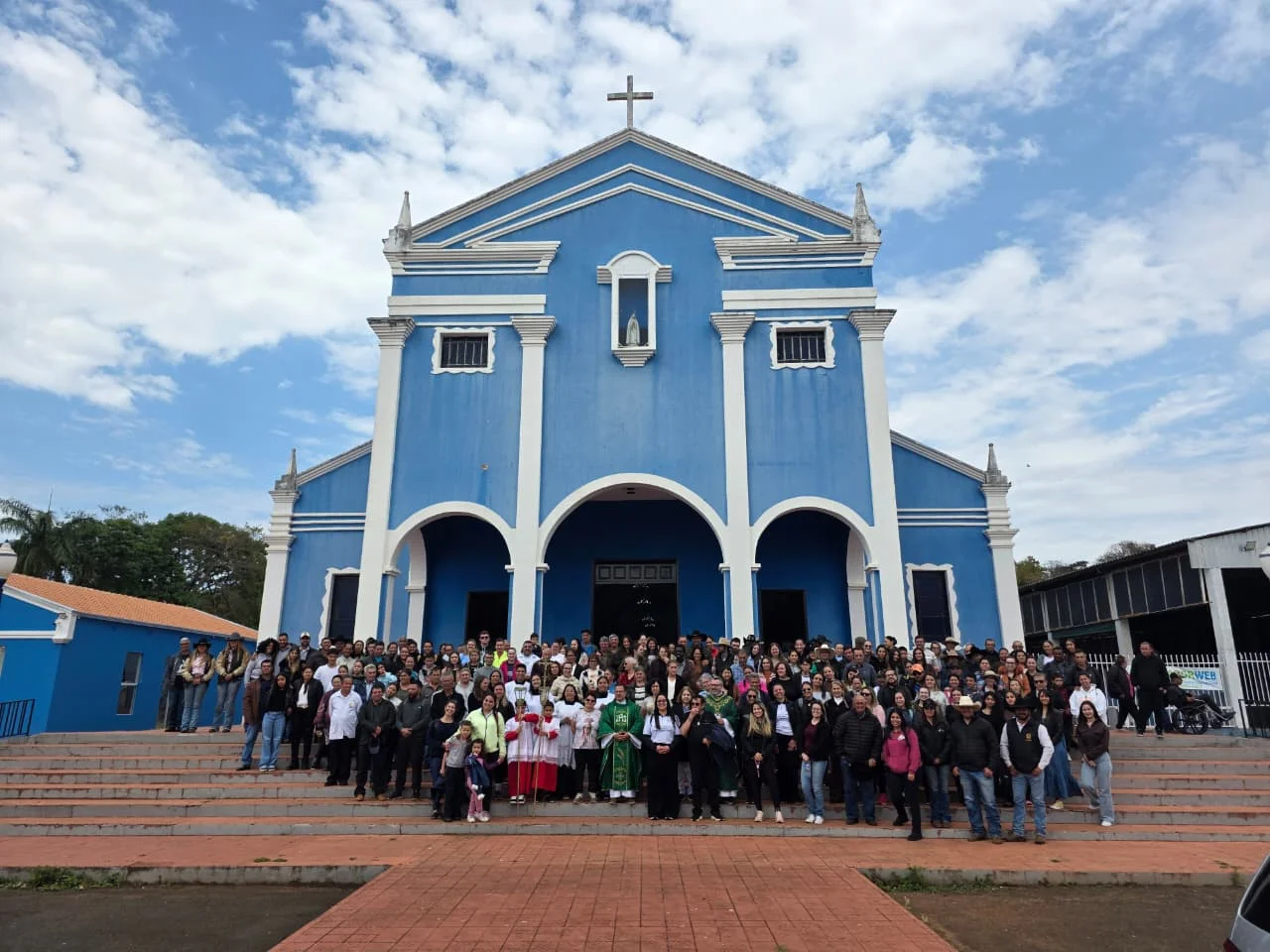 Peregrinação de Congonhinhas a Nova Fátima, um lindo momento de fé, devocao e oração.