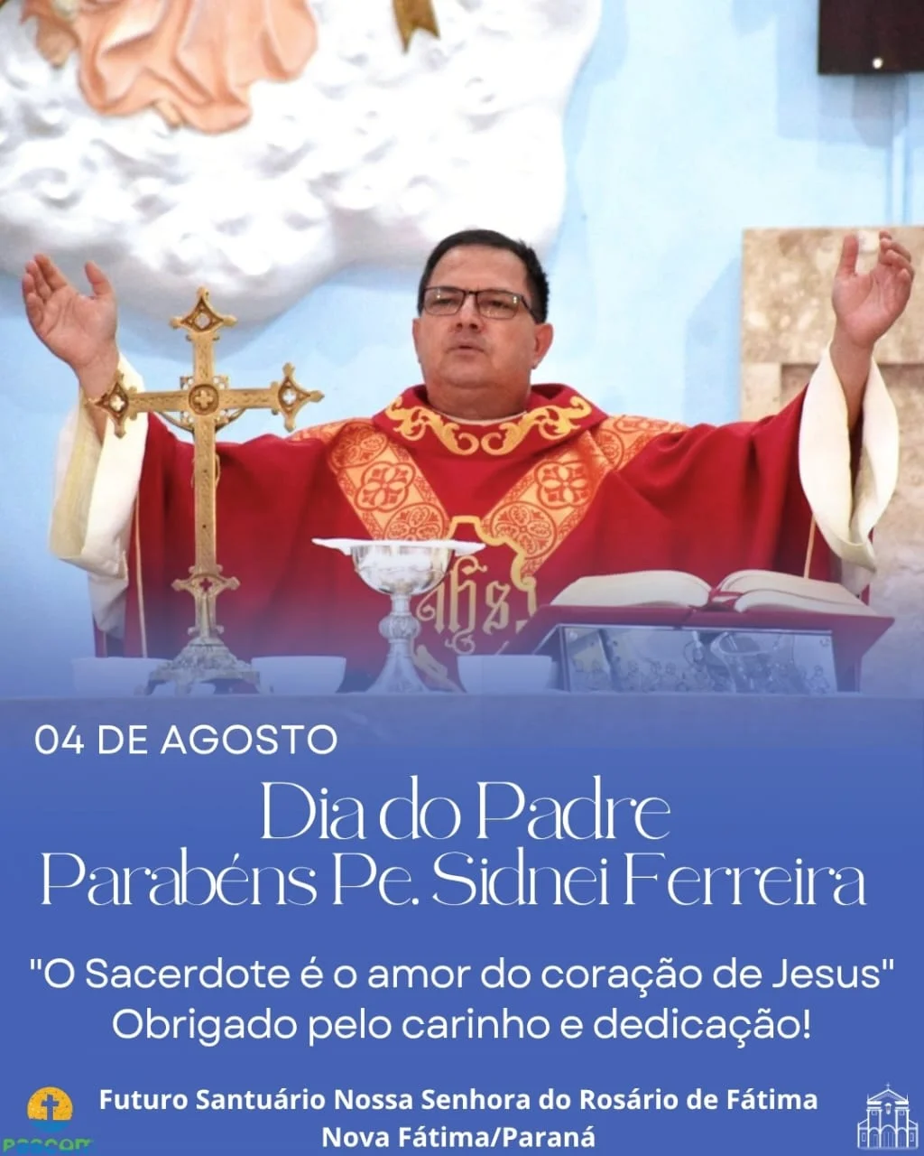 Gratidão pelo Sim à Vocação: Uma Homenagem ao Nosso Querido Padre